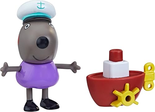 Peppa Pig - Figura de perro Danny de Peppa's Adventures con pequeño barco disponible en Yaxa Guatemala