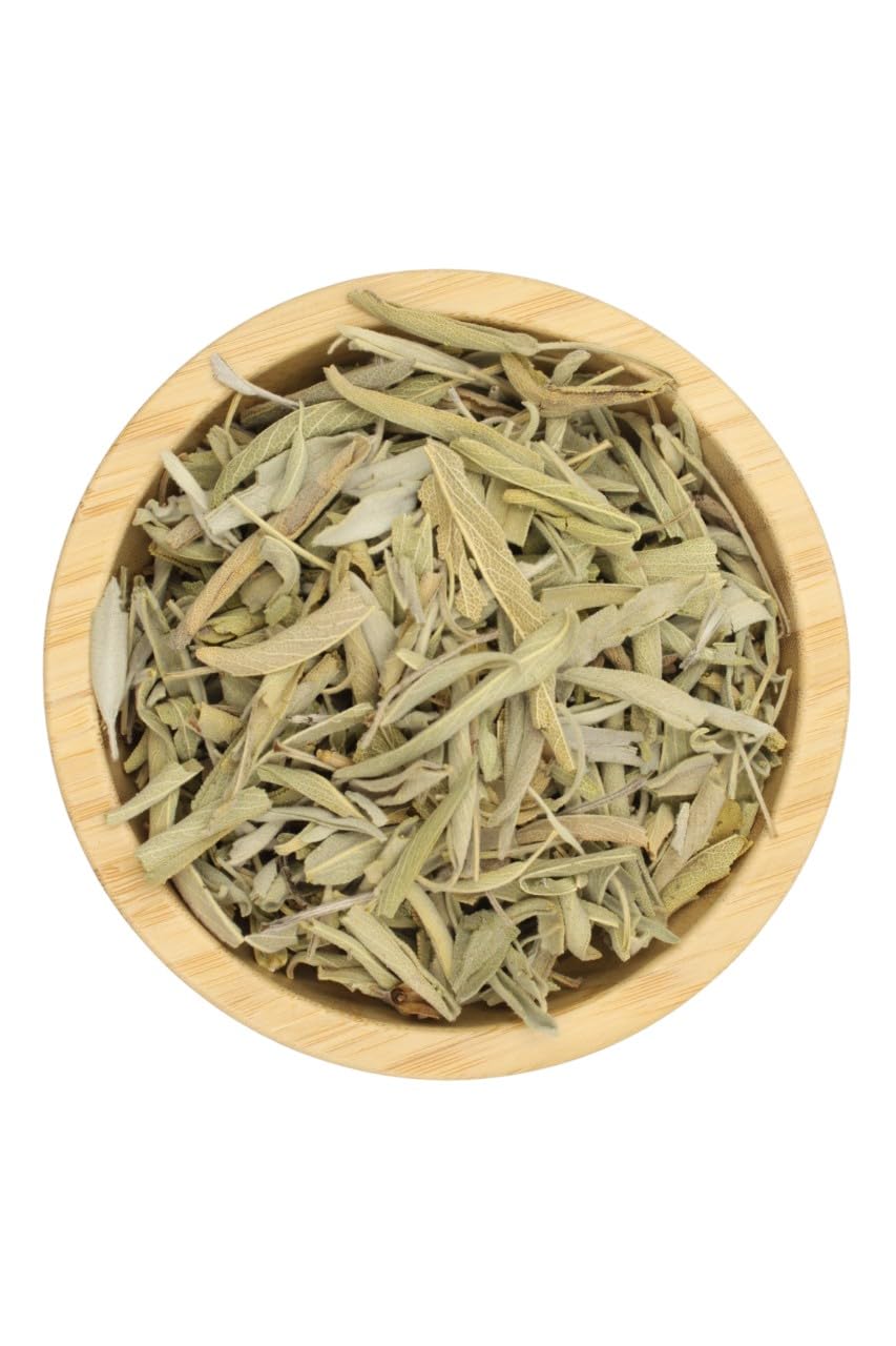 Feuilles & Tiges Coupées Séchées de Sauge - Salvia Officinalis L. (2kg)