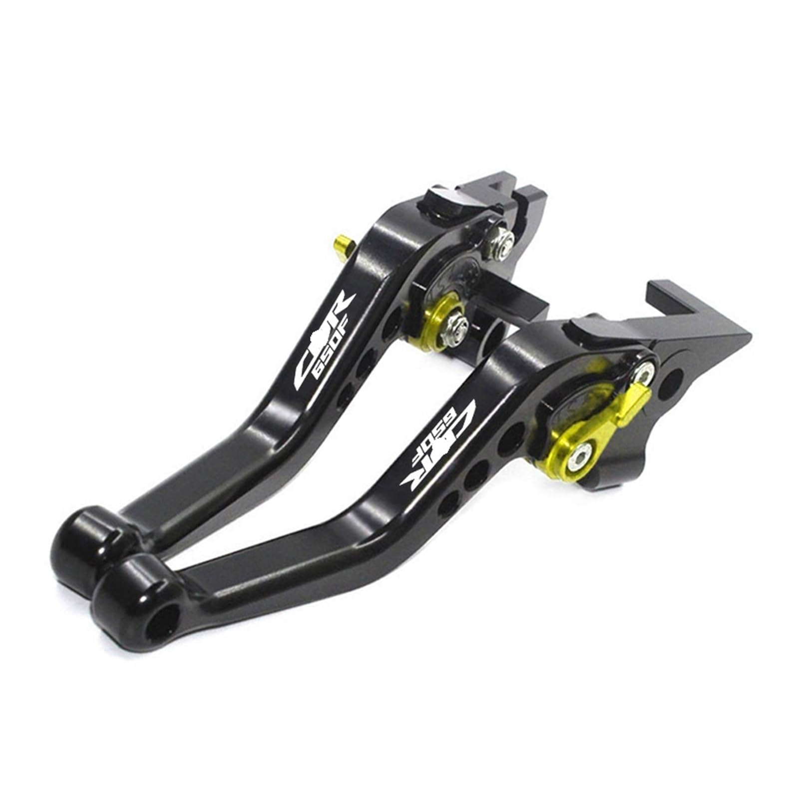 Wkdyriwo Black For Hon&Da Cbr650f 2014-2018 Cbr 650F Motorcycle Short Brake Clutch Lever Aluminum Cnc Adjustable Motorbike Motorcycle Brake Clutch Levers