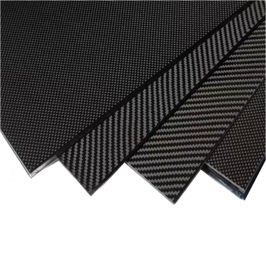3K Carbon Fiber Plate 400mm×200mm 0.5mm 1mm 2mm 3mm 4mm 5mm Thickness Carbon Fiber Material For RC UAV/Toys, 1pcs (Color : 4.0mm plain matte)