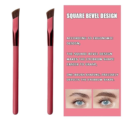 Miniatura 3 de 2 brochas multifunción para cejas con cortador de cejas y tarjeta de cejas cepillo de contorno para mujeres y niñas