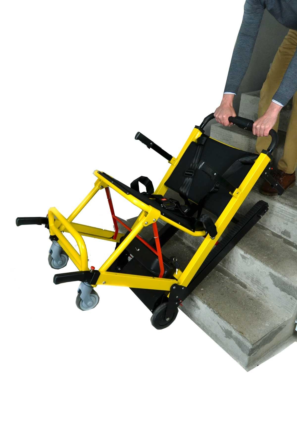 Silla de Ruedas para Subir Escaleras Eléctrica, Silla Salvaescaleras,Silla para Bajar y Subir Escaleras