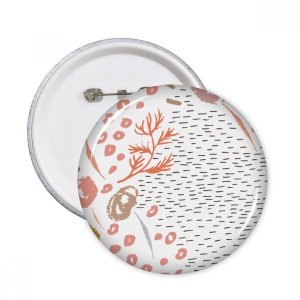 Badge de plantes abstrait une idée cadeau originale pour customiser