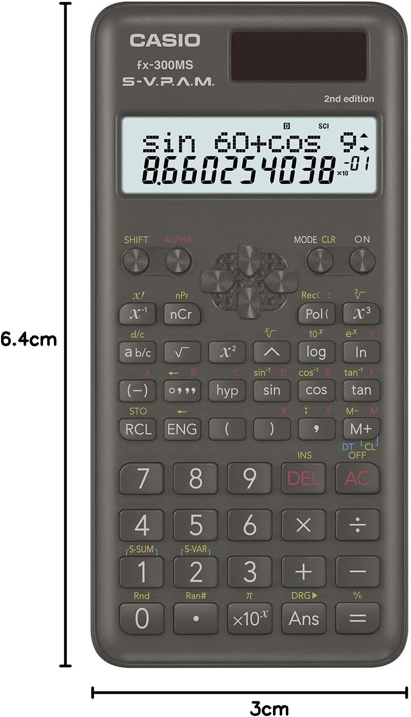 Casio FX300MSPLUS2 Engineering/Scientific Calculator - Image 3