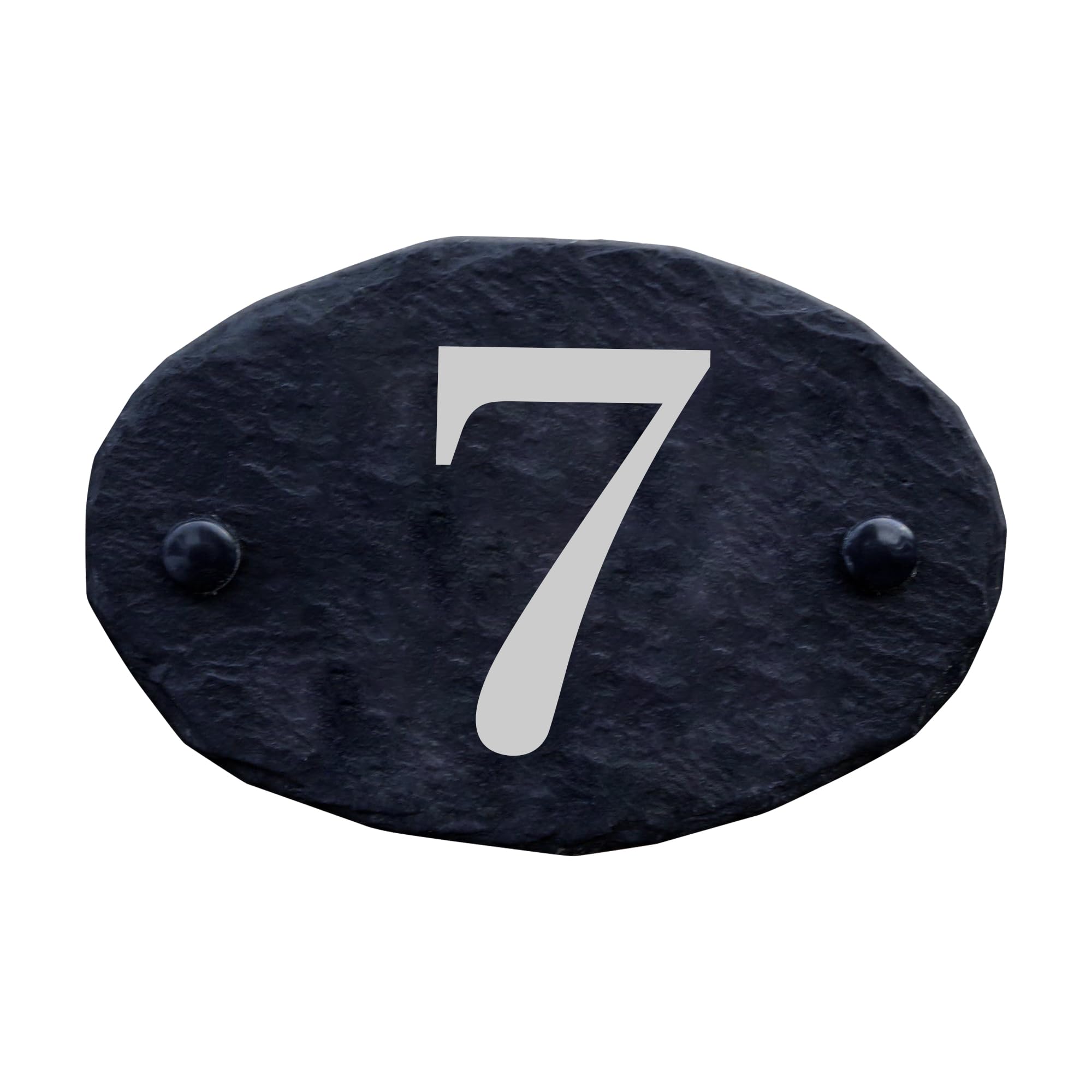 Personalised Slate House Sign, Custom Door Number Plaque 150x100mm