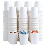 Lamosi 300 Pack 5 oz Paper Cups, Disposable Bathroom Cups 5oz Paper, Small Mouthwash Cup, Paper Espresso Cups, Mini Paper Cups for Travel, Party, Picnics, Home