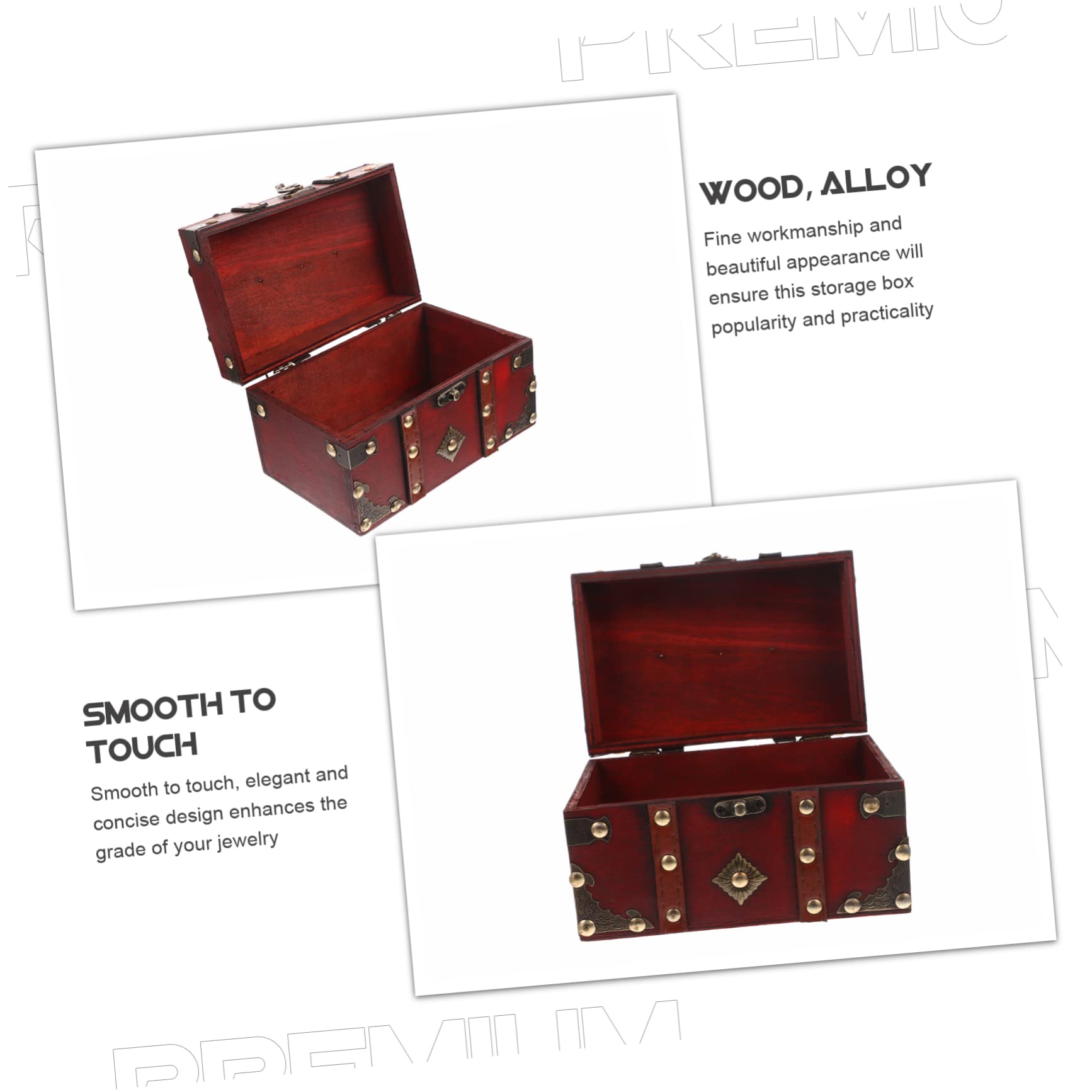 Lot De 30 Fermoirs à Loquet Vintage En Fer - Pour Boîtes En Bois, Boîtes à Bijoux, Coffrets - Design Rétro élégant, Facile à Installer - 5
