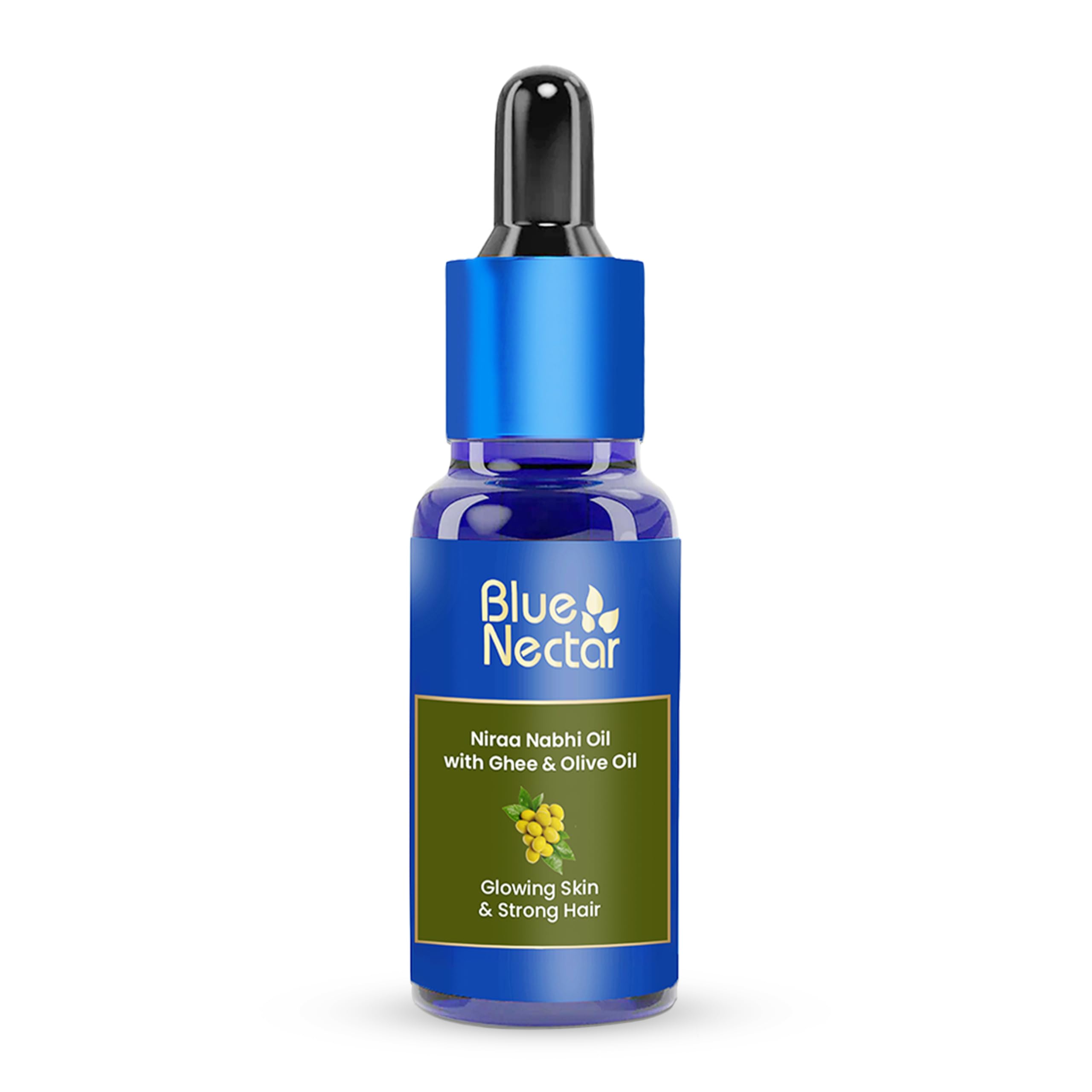 Blue Nectar Nabhi Oil with Ghee & Olive Oil, 30 ml (Pack of 1)