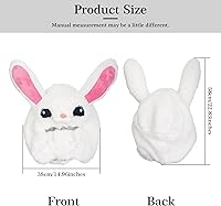 Vista 3 de Motorcycle Helmet Cover, Funny Helmet Decoration, Fun Rides and Gifts(Plush Animal)