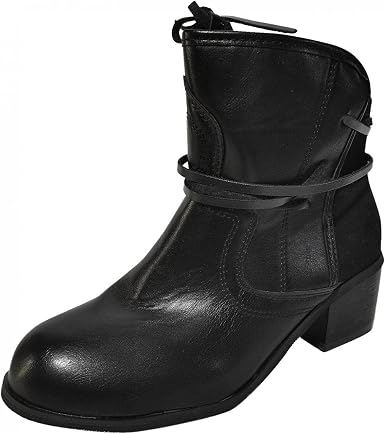 Amazon.com: Masbird Botas de tobillo para mujer vestido, tacón cuadrado  punta redonda con cordones botas de mujer Slip on Combat Cowgirl Boots :  Ropa, Zapatos y Joyería