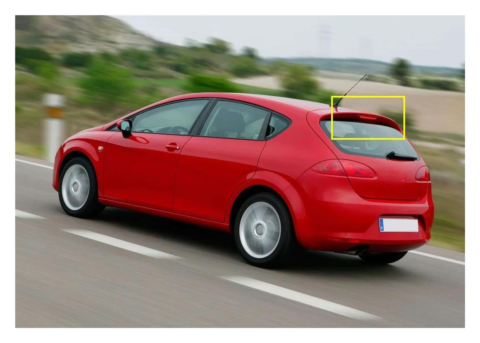 Tercera Luz Freno Trasera Para SEAT Para Ibiza MK4 Para Leon MK2 LCI lente negra LED trasera alto nivel tercera luz freno
