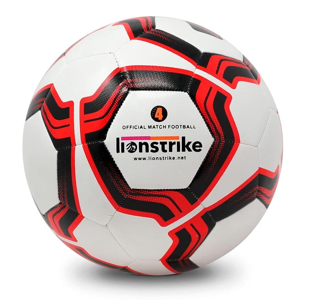 Lionstrike Official Match Football, International Match Standard, Official Weight & Size Match Ball, Soft Touch League-level Football for Improved Control & Accuracy (Size 4) โ image 1