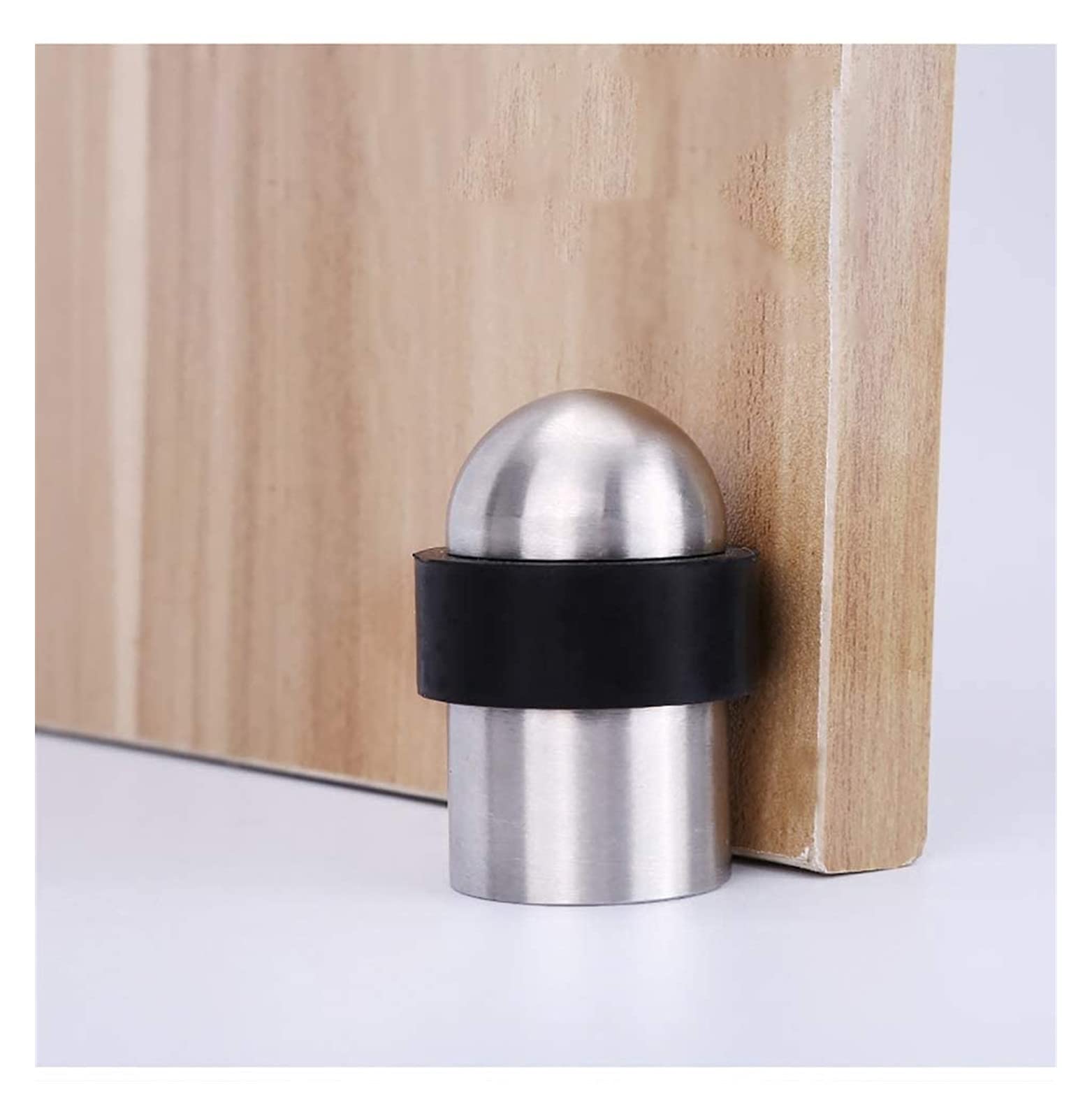 tope de puerta, Tope de puerta anticolisión acero inoxidable a prueba viento, tope goma fijo for el hogar, topes antioxidantes y duraderos