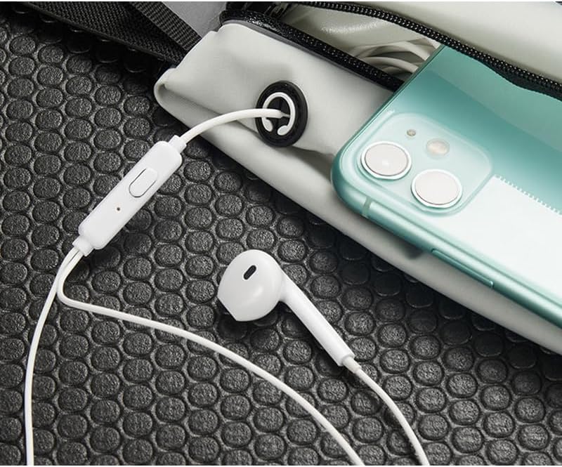 Miniatura 6 de Cinturón para correr SILM con bolsillo elástico, resistente al agua, cinturones reflectantes para correr para mujeres y hombres, bolsa esencial para