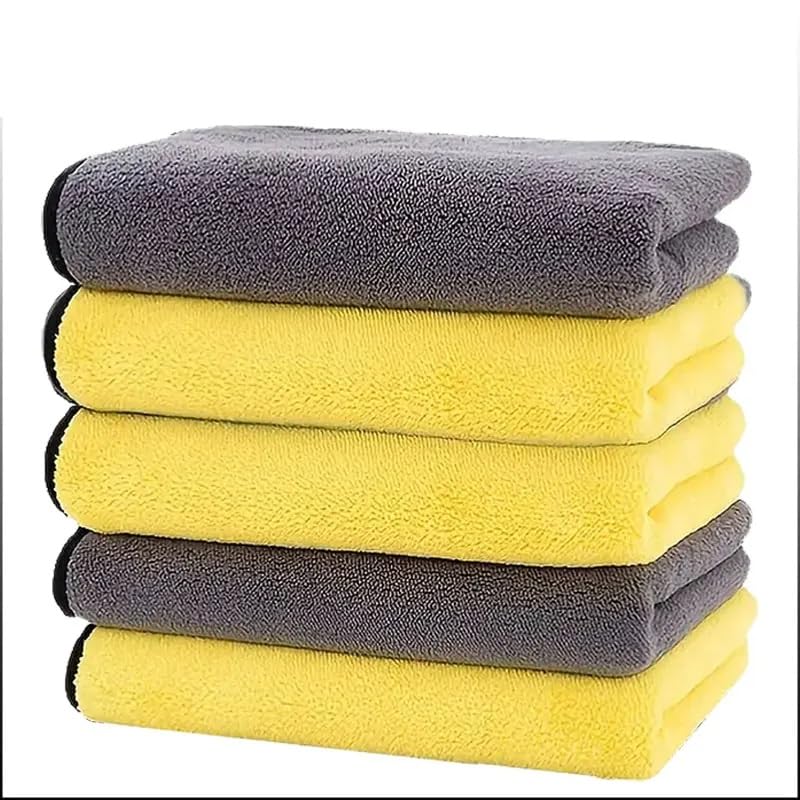 5 10 20 30PCS Microfiber Towel Car Cleaning Towel Multi-purpose Cleaning Cloth Kitchen Cleaning Rag Car Beauty Large