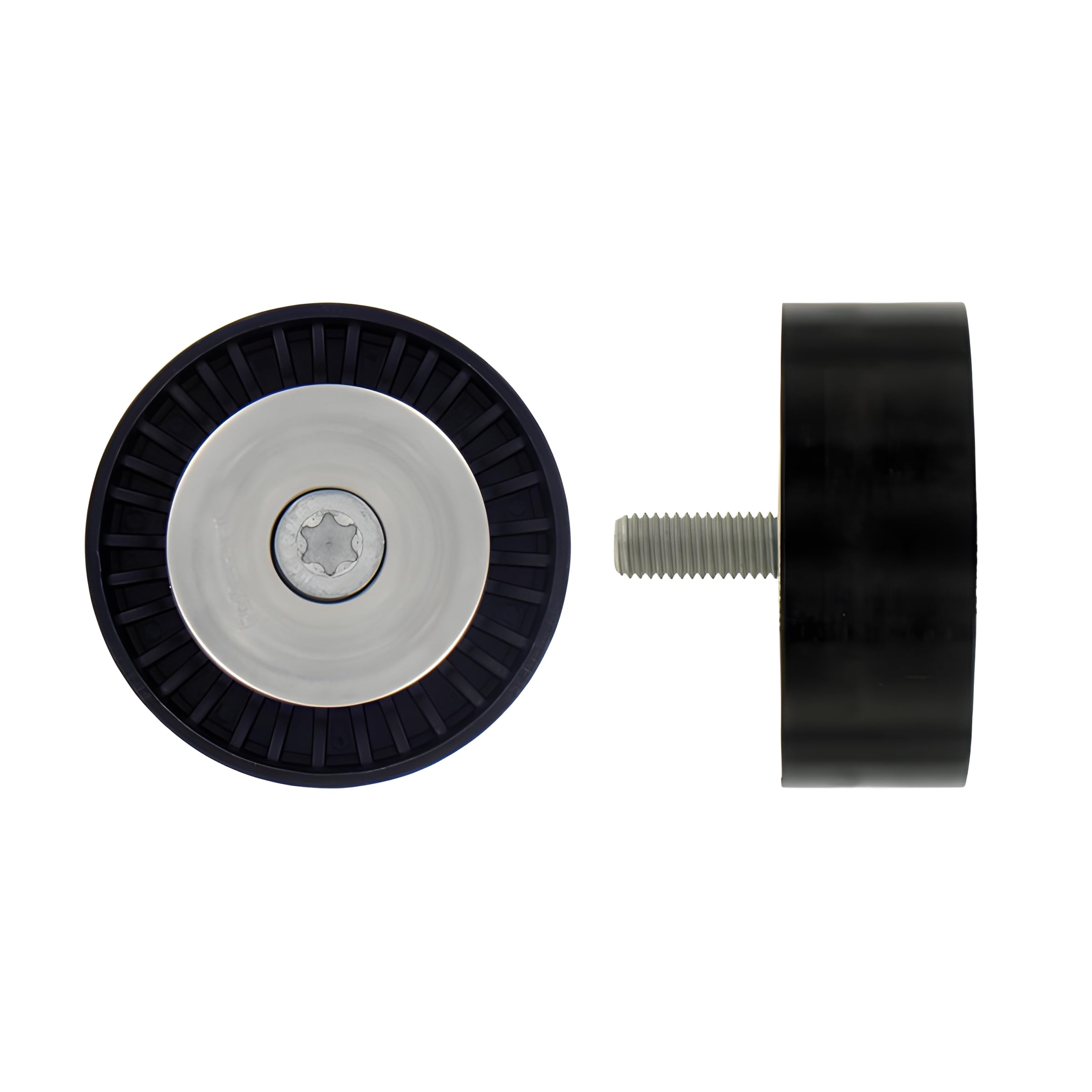 SKF V-Ribbed Belt Idler/Guide Pulley With Mounting Hardware VKM 32048 Right-Hand Position Height 97 mm Length 95 mm Width 64 mm - OE Quality