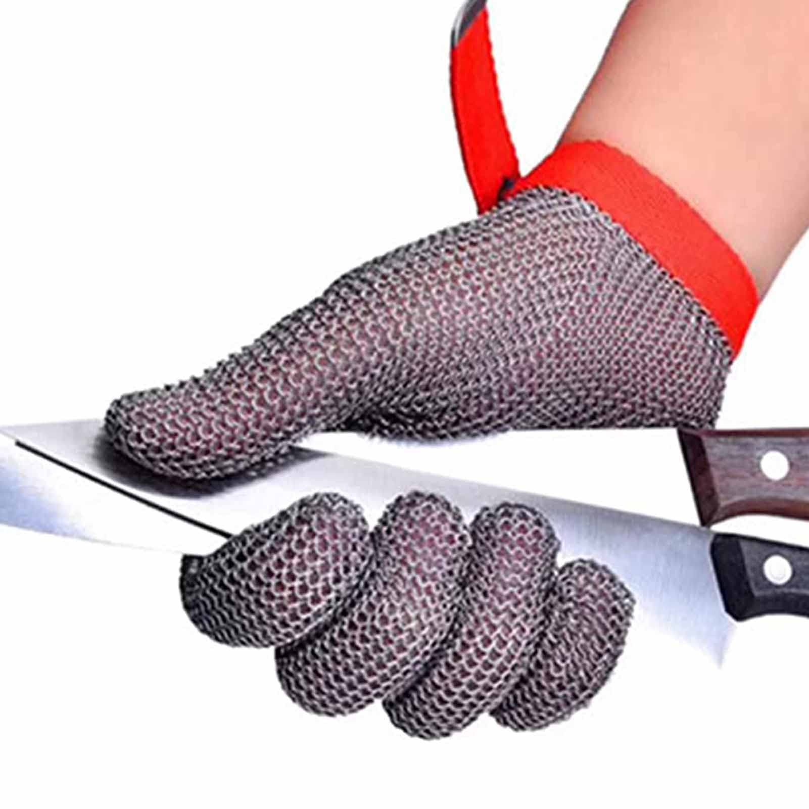 Guanti Antitaglio Fabbrica del Vetro, Strumento di Protezione per Guanti A Prova di Taglio della Catena di Montaggio in Fabbrica(Size:XS/A Confezione da Uno)