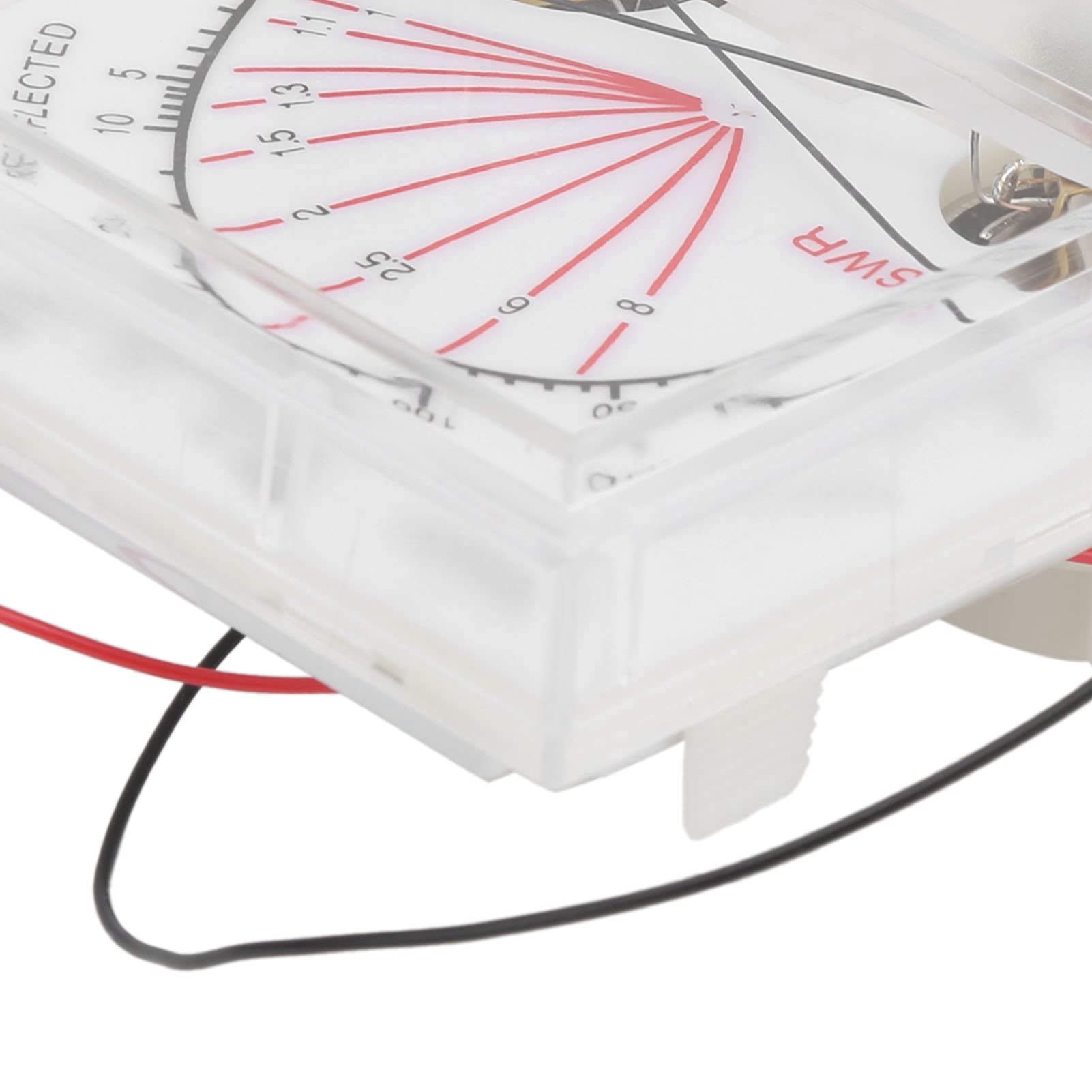Misuratore di Potenza SWR, Misuratore a Doppio Puntatore, Misuratore di Watt Wattmetro SWR, Trasmettitore Misuratore di Potenza a Doppio Ago 60/300 W con Retroilluminazione per