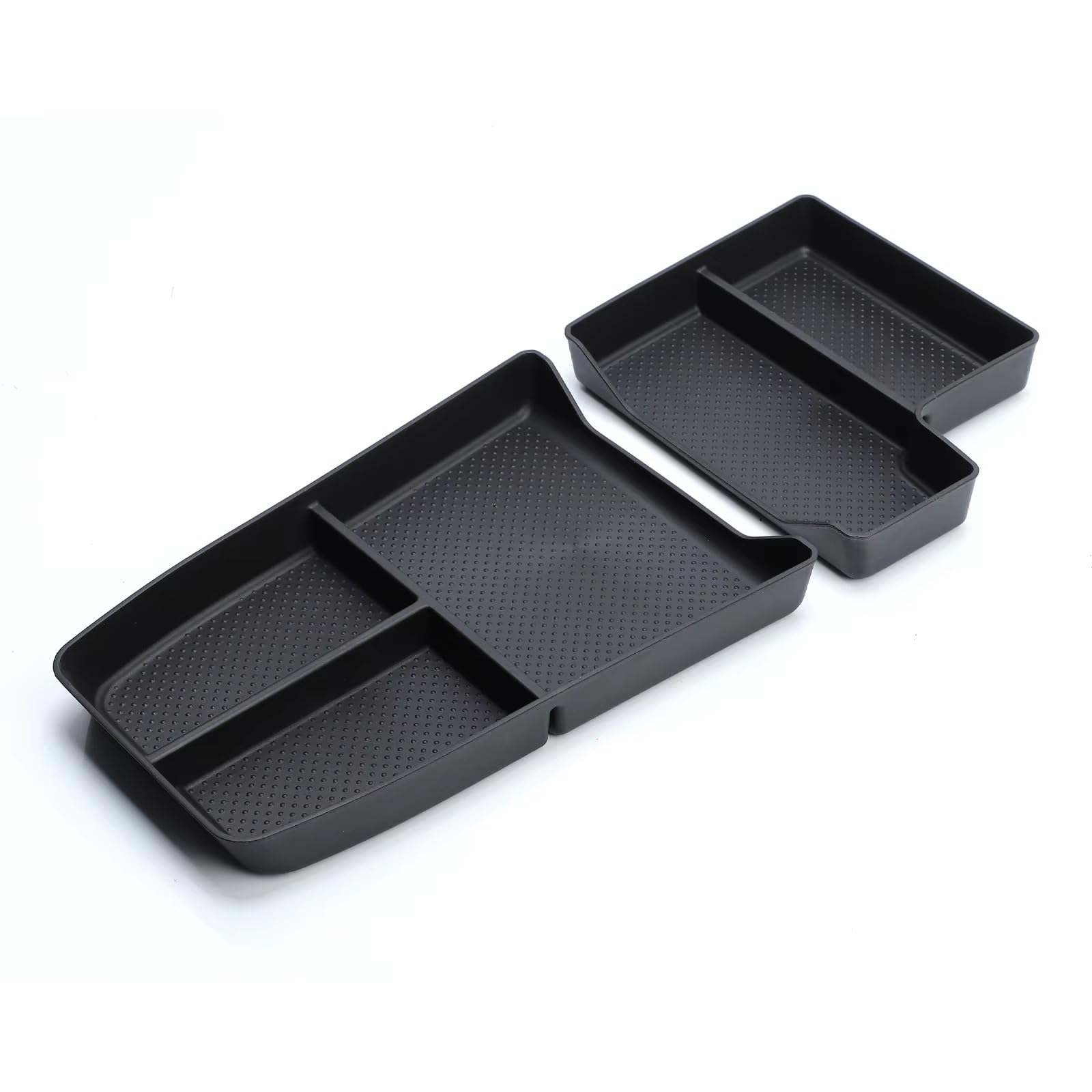 SZTMYVUW Interior Storage Box Compatible With BMW X1 IX 2022 2023 Center Console Tray Central Armrest Lower Layer Storage Box Organizer Accessories Tidying