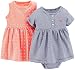 Carter's Baby Girls' 2 Piece Dress & Bodysuit Set (Baby) - Coral