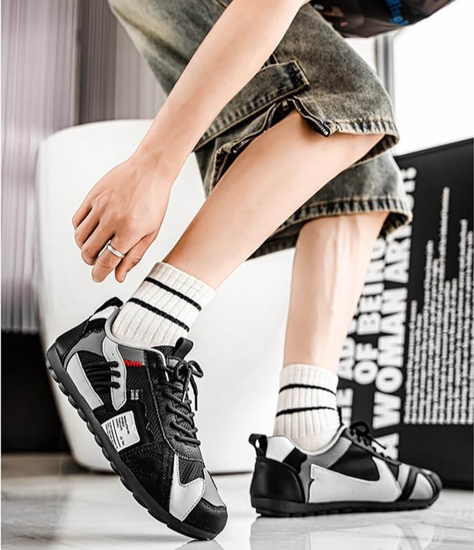 Men's Retro Sneakers Non-Slip Walking Shoes – Lightweight Comfortable Casual Shoes, Breathable Fashion Sneakers, Slip-Resistant, Large Size, Trendy All-Season Wear4