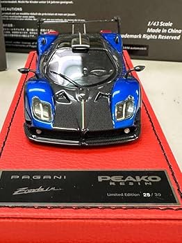 Amazon.co.jp: 1/43 PEAKO Pagani Zonda 760 LM Blue Metallic