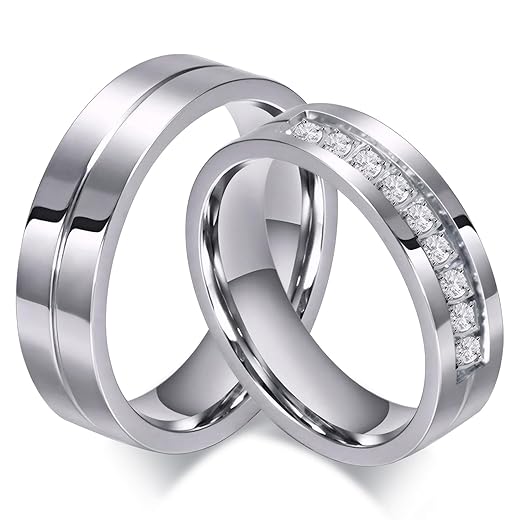 His & Hers Couple Promise Ring