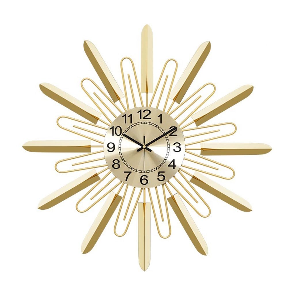 EINES Silent Decorative Wall Clock Creative Fashion Wall Clock Living Room Simple Decorative Clock Art Atmosphere Wall Clock Silent Home Easy to Read