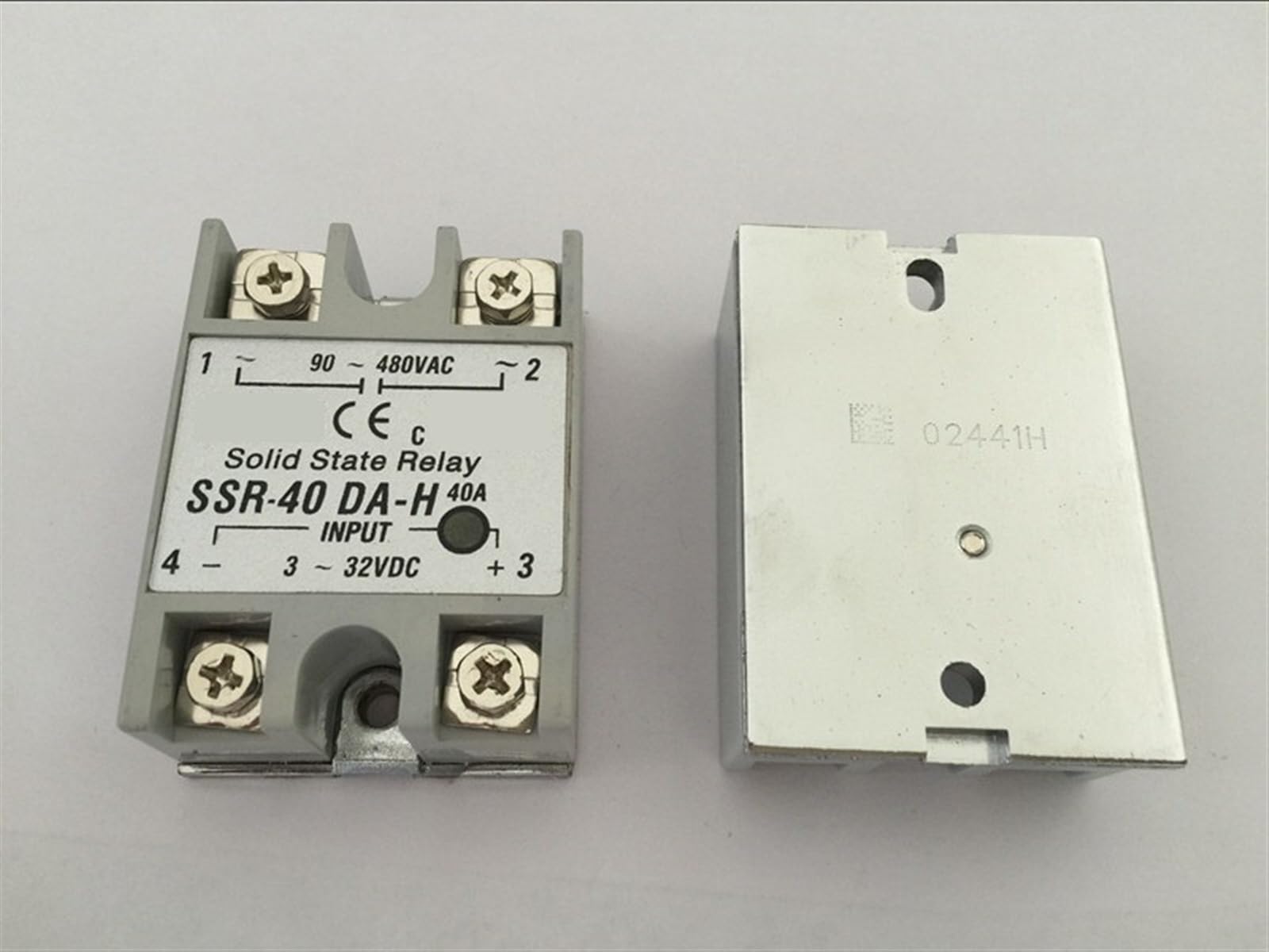 COKYIS SSR40DA-H SSR-40DA-H Fabricante 40A SSR Entrada de relé 3-32VDC Salida 90-480VAC 25 Piezas