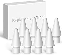 Vista 10 de Puntas de Reemplazo para Apple Pencil 1ª/2ª Generación, Puntas de Lápiz de Apple Mejoradas sin Desgaste, Puntas de Lápiz de Metal para Control
