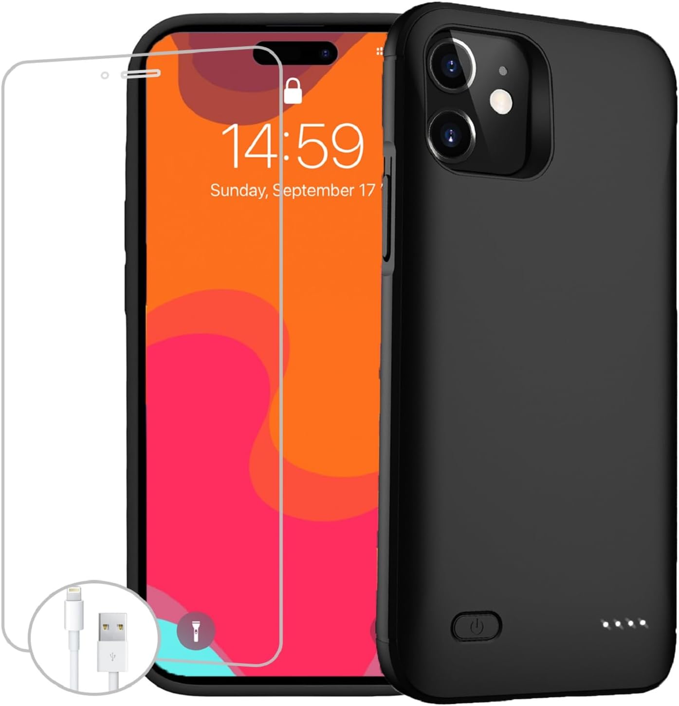 Battery Case for iPhone 12/12 Pro 6.1 inch10000mAh