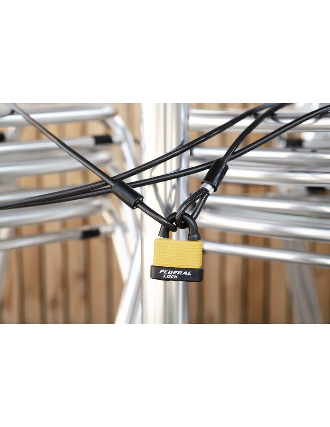 Cavo antifurto Twisty, bicicletta, casette da giardino, Ã˜ 8, 12,00m, guaina in PVC acciaio - THIRARD