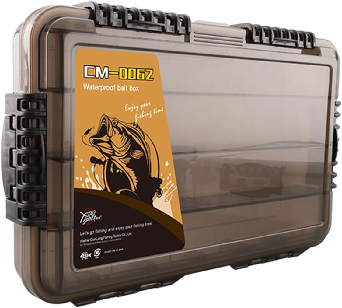 Multifunction Baits Tray with Adjustable Dividers for Fishing Tackle Lure Storage Box Organizers