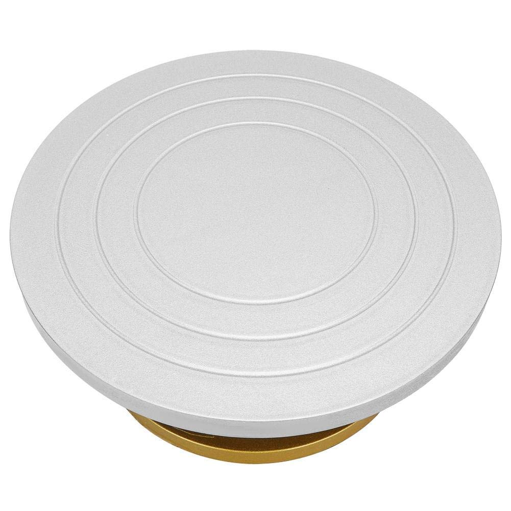 Metal Cerámica Rueda Mesa Giratoria Placa Giratoria 30cm Arcilla Modelado Escultura Cerámica Rotativa Para Alfarería Y Arte (30cm)