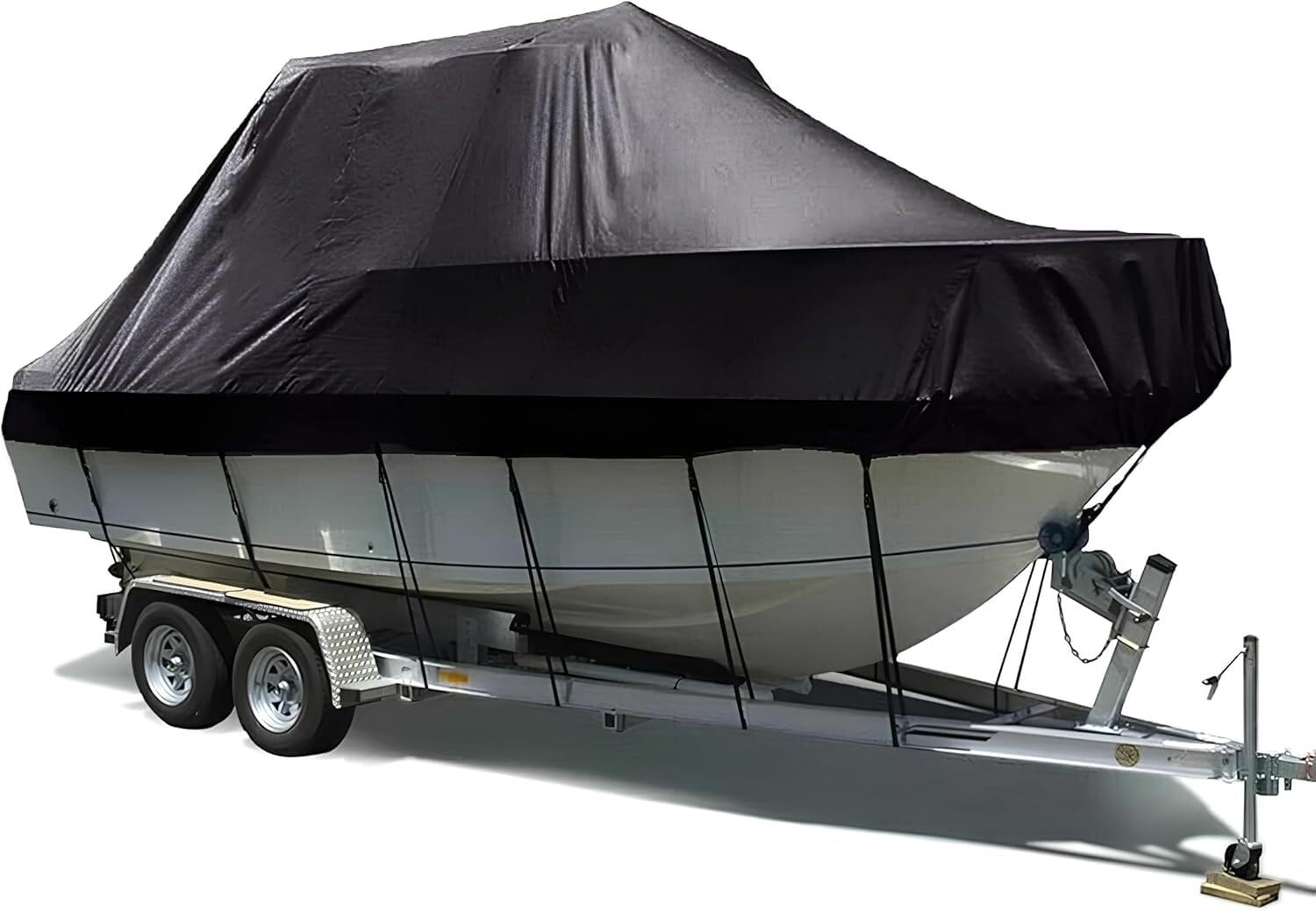 Housse de bateau Oxford 420D résistante aux intempéries coque en V 16-18FT