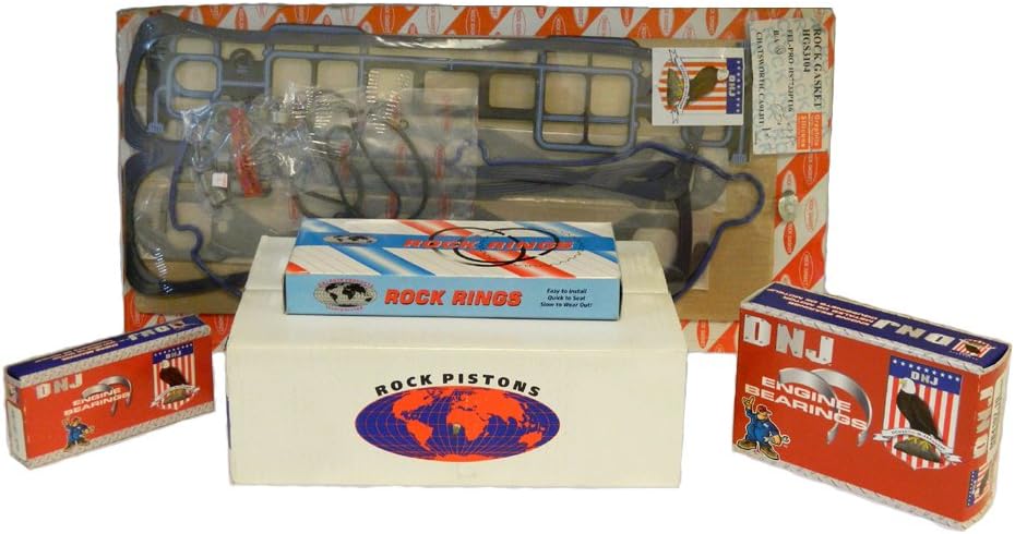 DNJ EK965 Engine Rebuild Kit for 1995-2004 Toyota 4Runner, T100, Tacoma 3.4L V6 24V DOHC 3378cc