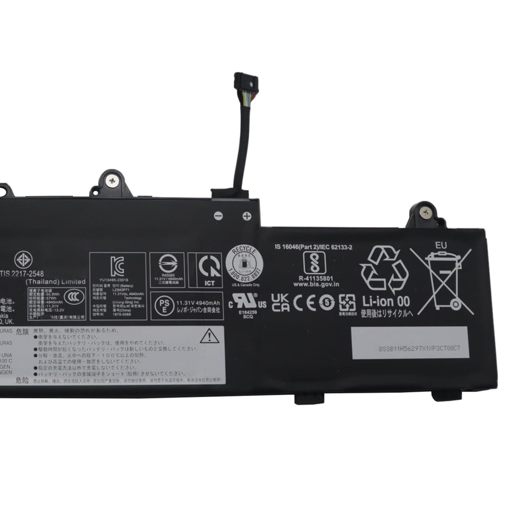 Amazon.com: FCZFCZ L23M3P71 Battery 57Wh Replacement for Lenovo