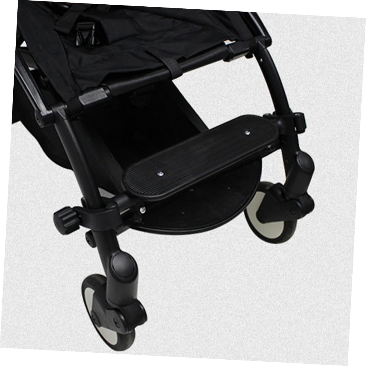 Repose-Pieds de Poussette Réglable Noir en Plastique pour Bébé