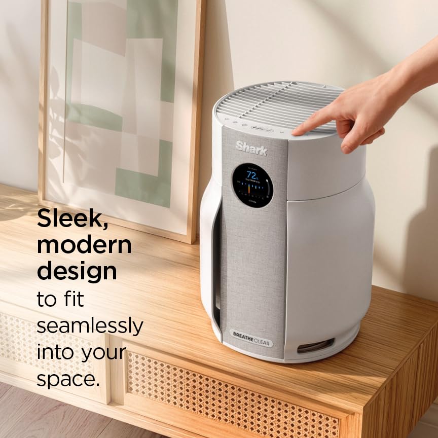 Shark BreatheClear Smart Air Purifier, HP162, Dove - image 8