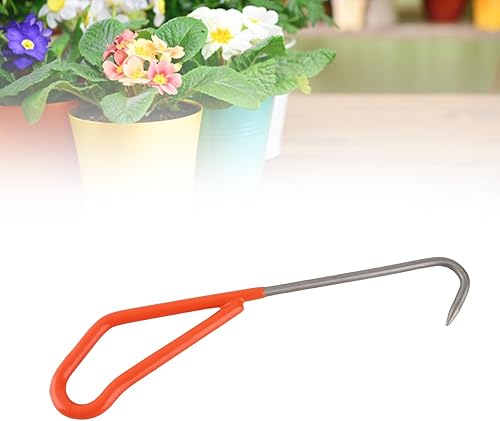 Miniatura 2 de Gancho de raíz de garra resistente, gancho de jardinería, mango de madera, gancho de hierro, herramientas de bonsái, herramientas de jardinería,