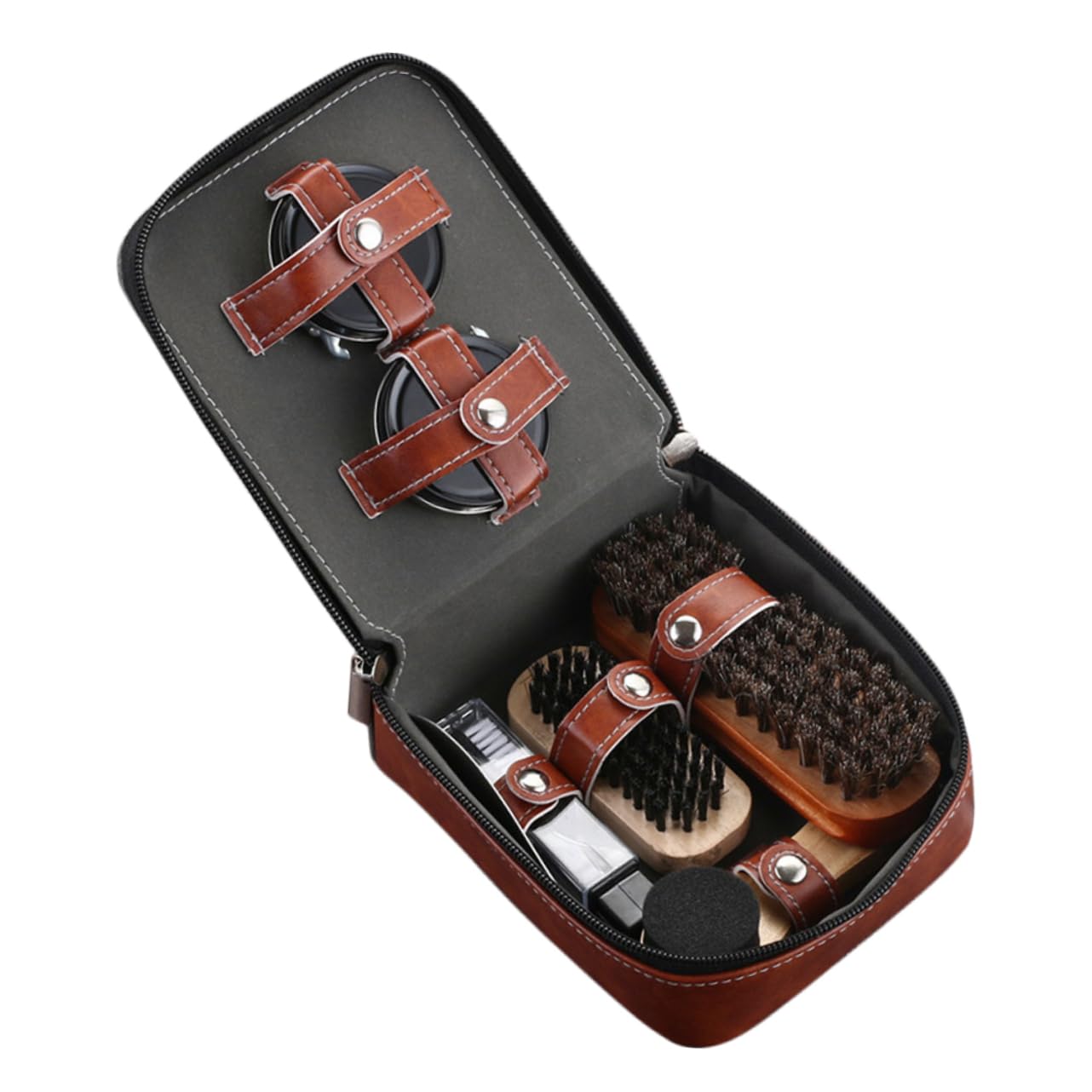 Nettoyage de chaussures Holibanna kit 9 pièces pour l'entretien de vos souliers avant de sortir