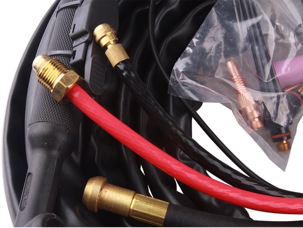 Black Friday Clearance Weldflame WP-18-25R 25-ft 350Amp Water-Cooled TIG Complete Welding Torch with Accessories Weekly Top Sale Weldflame WP-18-25R 25-ft 350Amp Water-Cooled TIG Complete Welding Torch with Accessories