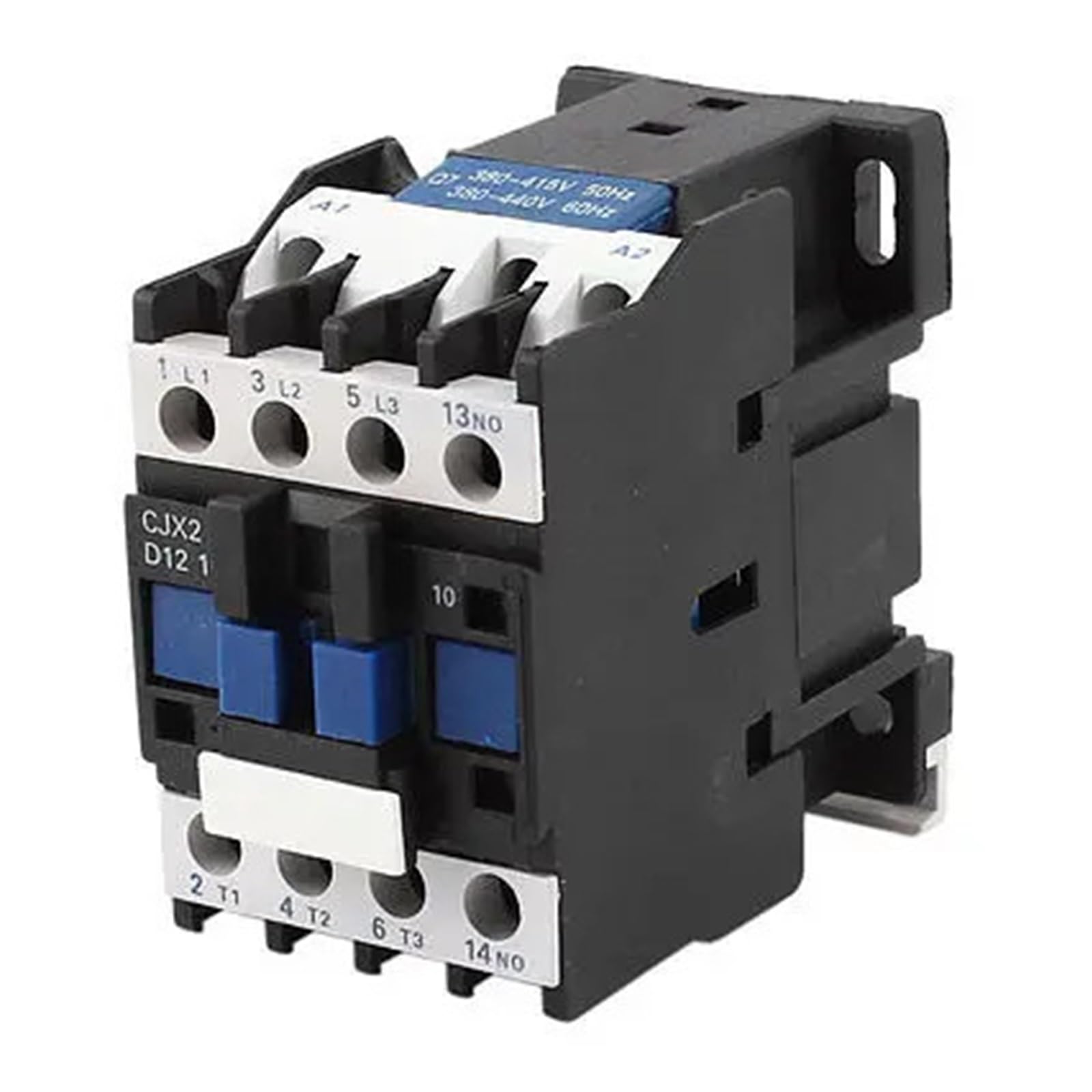 JCLPJBYJI CJX2-1210 380V Coil 3 Pole 3P 35mm DIN Rail Mounting No AC Contactor