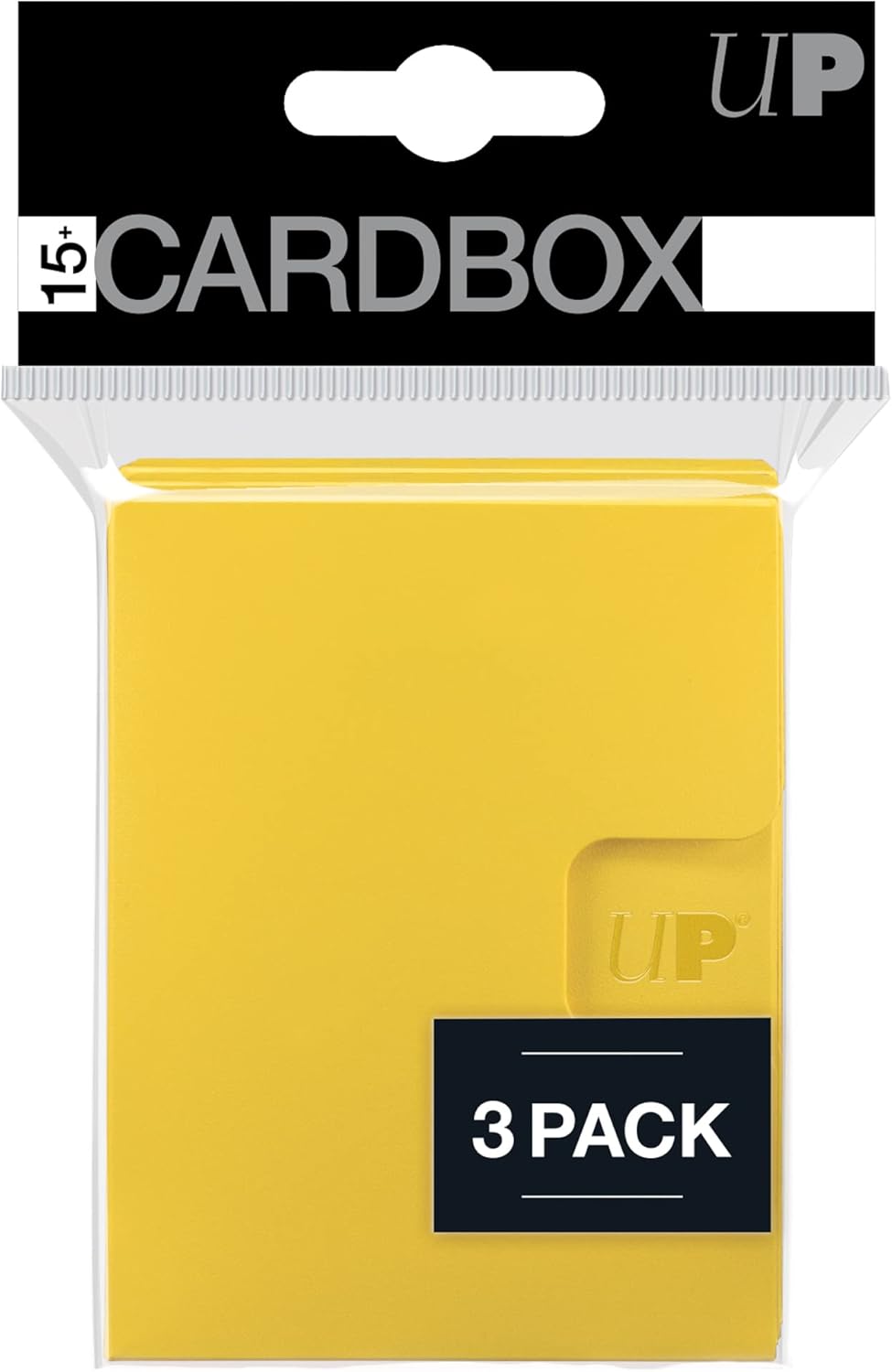 Ultra PRO - Card Protector PRO 15+ Card Box 3ct (Black) - Protect Your Valuable Sports Cards, Gaming Cards, and Collectible Trading Cards, Fits Inside Ultra PRO Deck Box for Extra Protection