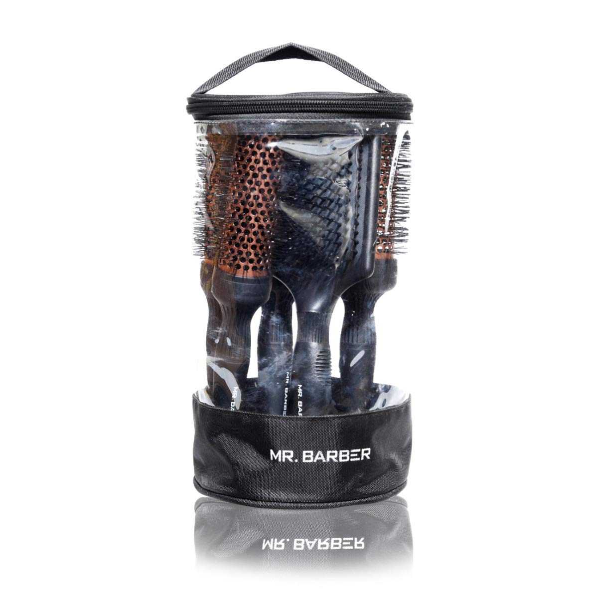 Mr. Barber Copper Ceramic Brush Kit (Free Paddle Brush)-picture-41
