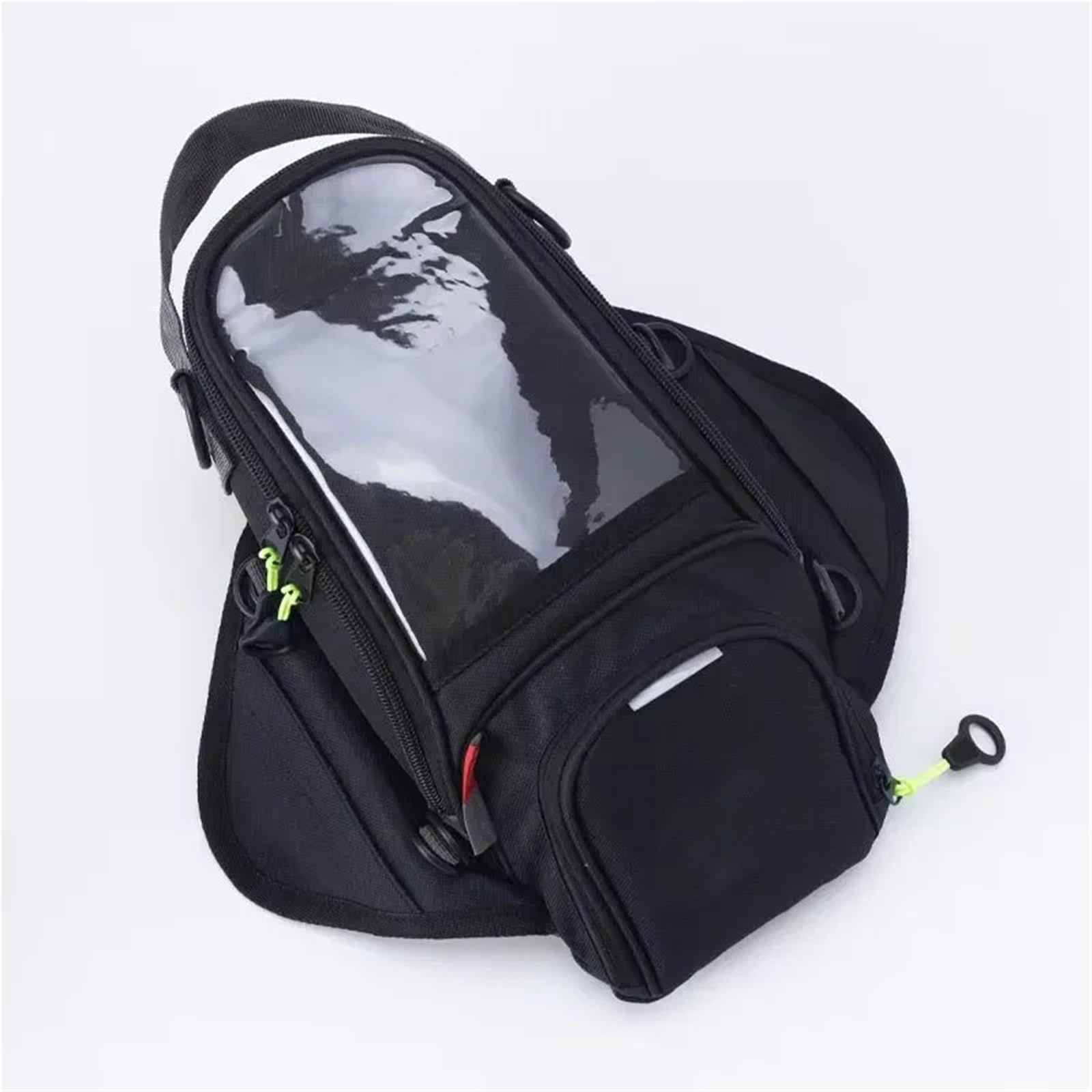 Bolsa Multifuncional Bolsa De Sillín Impermeable para Motocicleta, Magnética para Tanque Moto