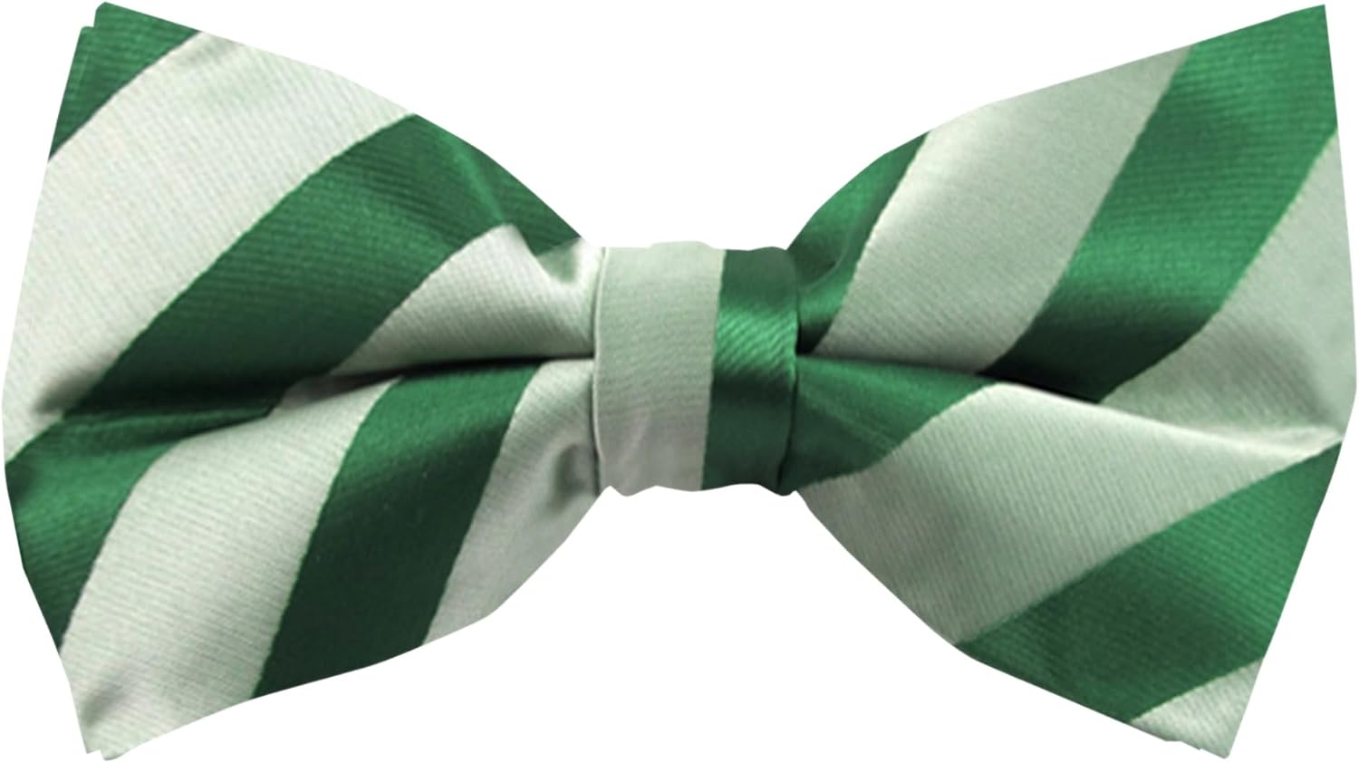 Jacob Alexander Men's Pre-Tied Tonal Stripe Clip-On Bow Tie