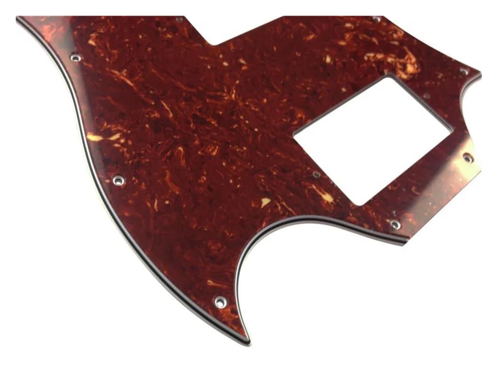 maskownica do gitary Części do gitary - do gitary SG Full Face Pickguard Scratch Plate z przetwornikami Humbucker 4 warstwy Red Tortoise