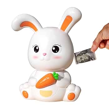 子供用貯金箱　コインバンク 賽銭箱　貯金箱　うさぎ 貯金箱 かわいいウサギの形をした貯金箱 コインバンク 貯金箱