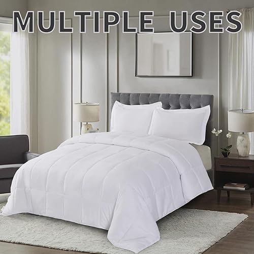 Miniatura 7 de HUAJIE HJ - Juego de edredón acolchado reversible alternativo de 3 piezas para todas las estaciones (tamaño King y California King, doble cara color